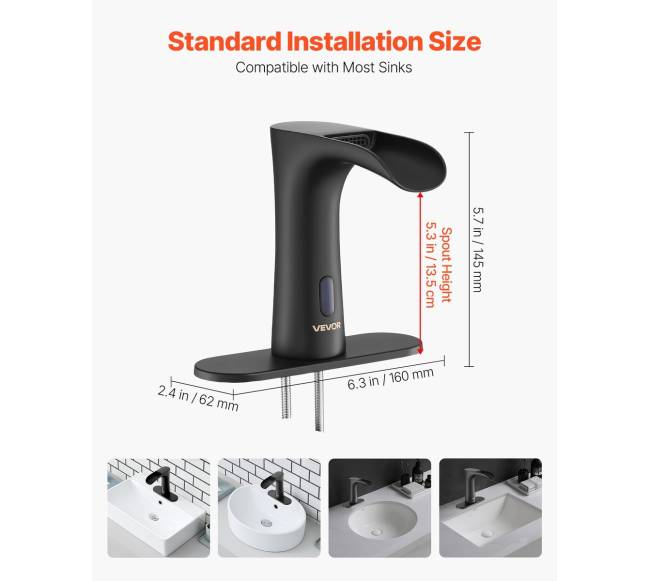 Beprisilietinis vonios maišytuvas su jutikliu2