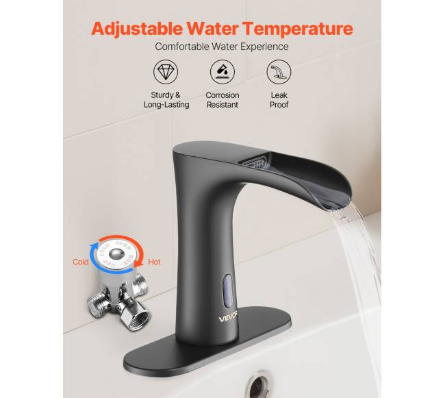 Beprisilietinis vonios maišytuvas su jutikliu3