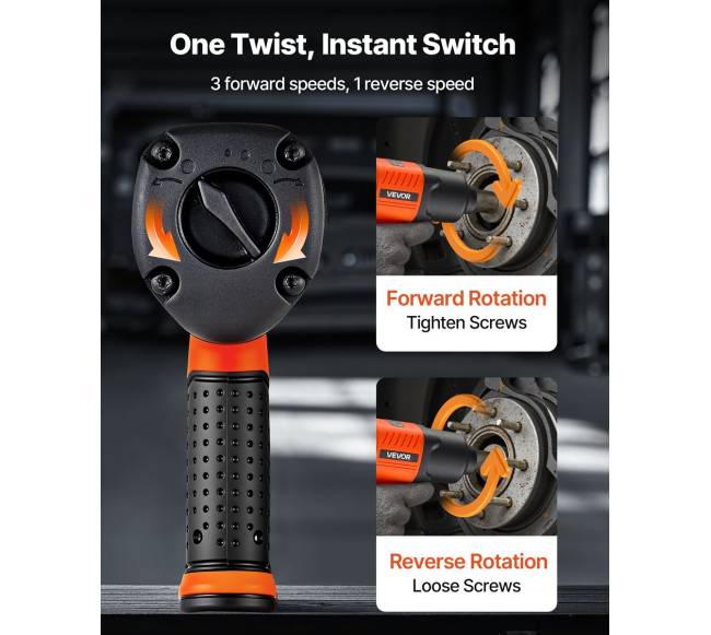 Pneumatinis oro veržliasūkis automobilių remontui3