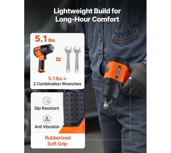 Pneumatinis oro veržliasūkis automobilių remontui4