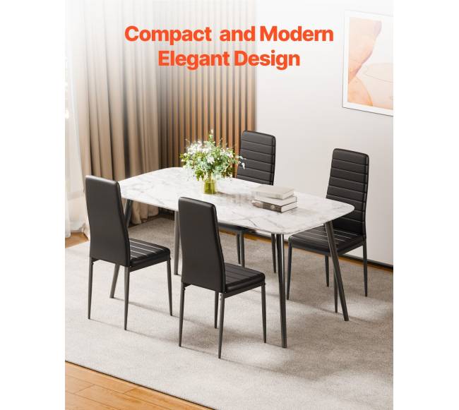 modernūs valgomojo akcento kėdės komplektas 6 vnt.5