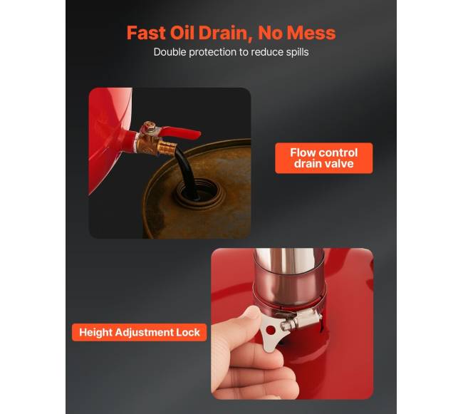 30L naudotos alyvos nutekėjimo bakas su reguliuojama piltuve4