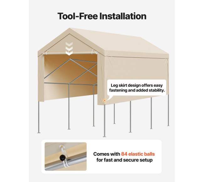 Automobilio stoginė pakeisti, su šoninėmis sienelėmis5