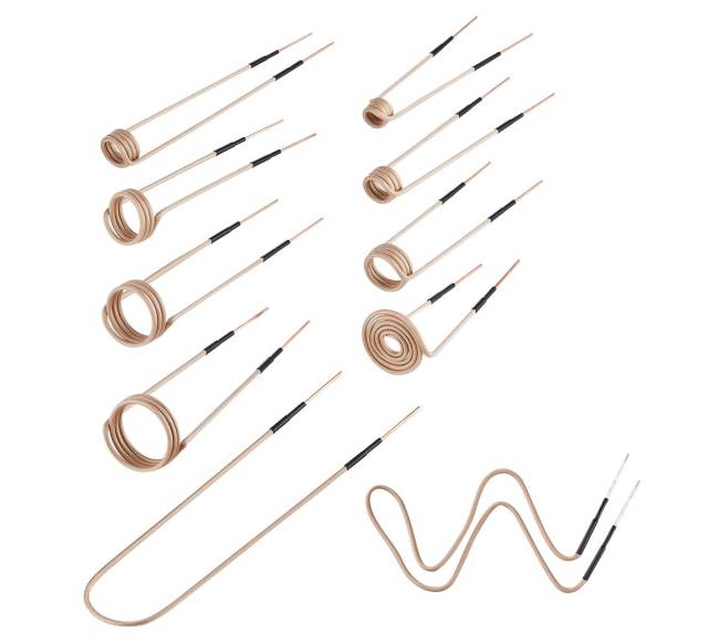 Indukcinės šildymo ritės rinkinys su 10 vnt0