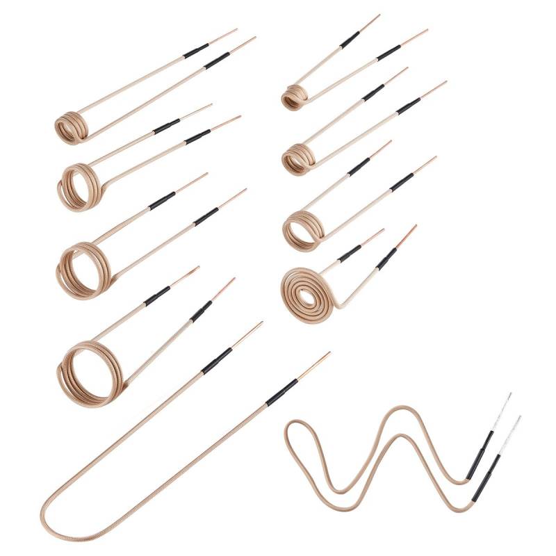 Indukcinės šildymo ritės rinkinys su 10 vnt0