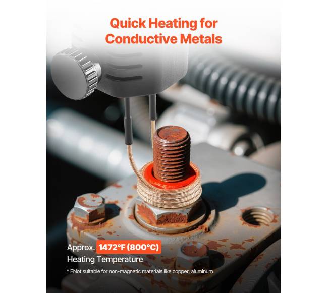 Indukcinės šildymo ritės rinkinys su 10 vnt3