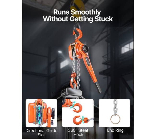 Rankinis svirtinis grandininis keltuvas, 3 t4