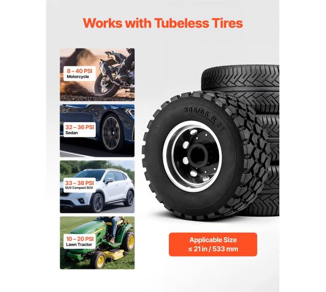 Nešiojamas padangų pripūtimo įrankis, 8L talpa2