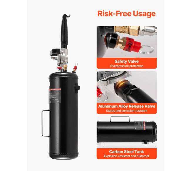 Nešiojamas padangų pripūtimo įrankis, 8L talpa4