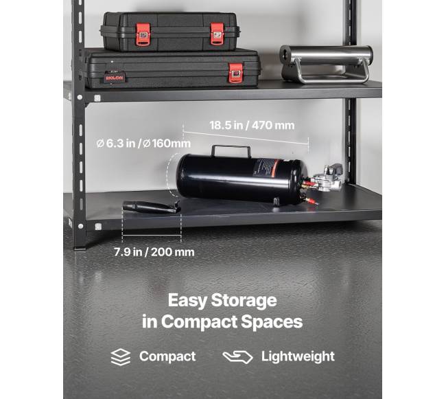 Nešiojamas padangų pripūtimo įrankis, 8L talpa5