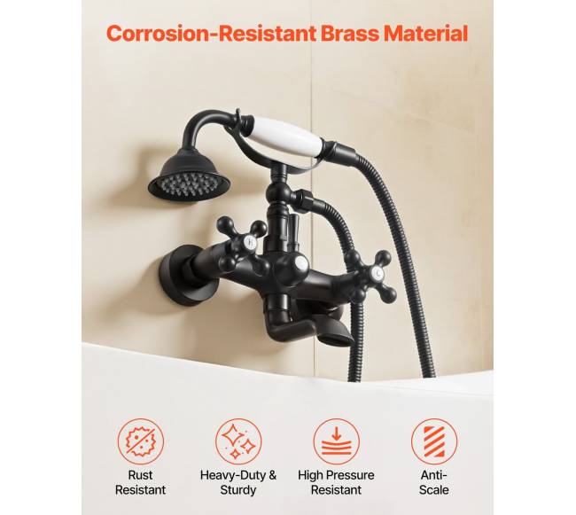 Sieninis vonios maišytuvas su dušu4