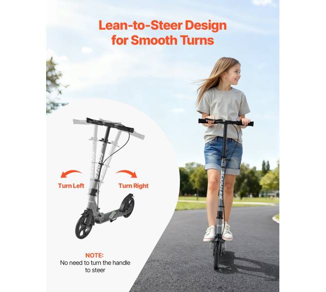 Vaikiškas paspirtukas su reguliuojamu vairu3