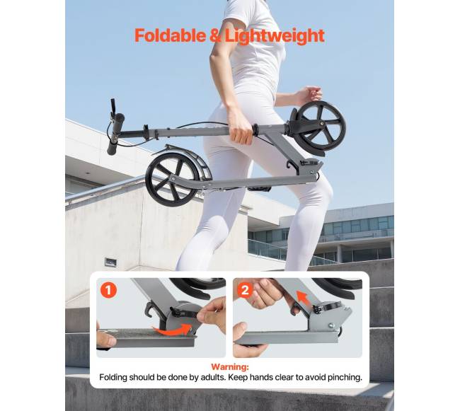 Vaikiškas paspirtukas su reguliuojamu vairu5