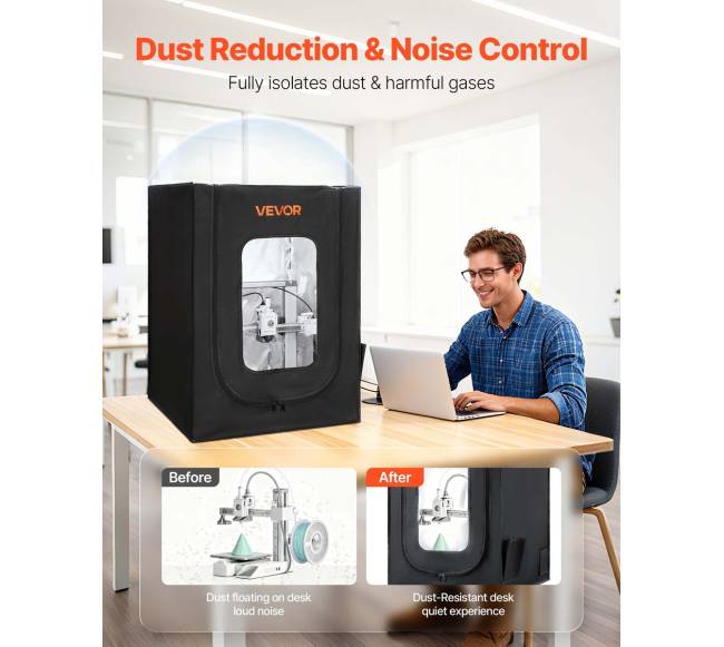 3D spausdintuvo palapinė su šviesa4