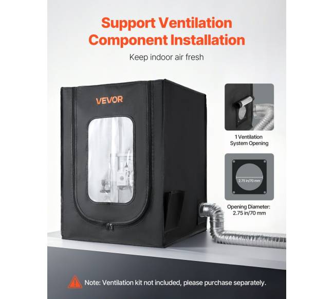 3D spausdintuvo palapinė su šviesa6