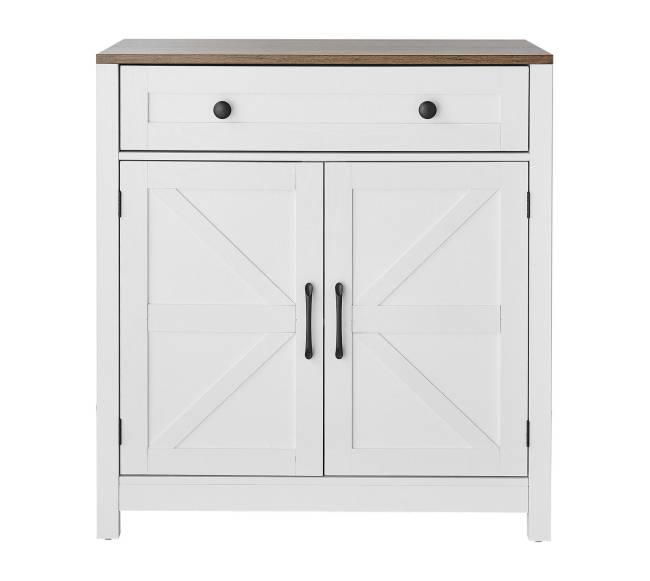 Balta kavos baro spintelė su stalčiumi9