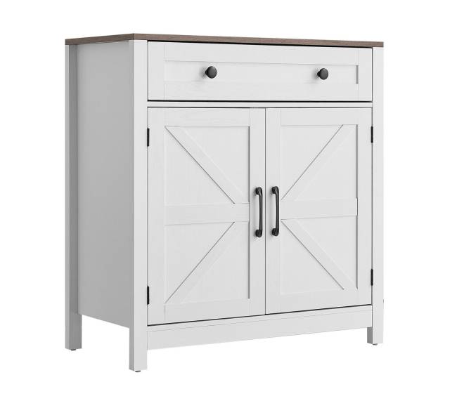 Balta kavos baro spintelė su stalčiumi10