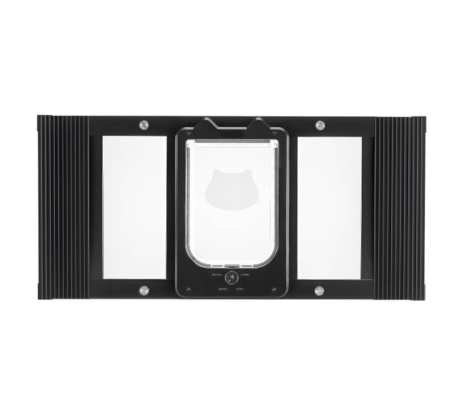 Katės praėjimo durys į langą0