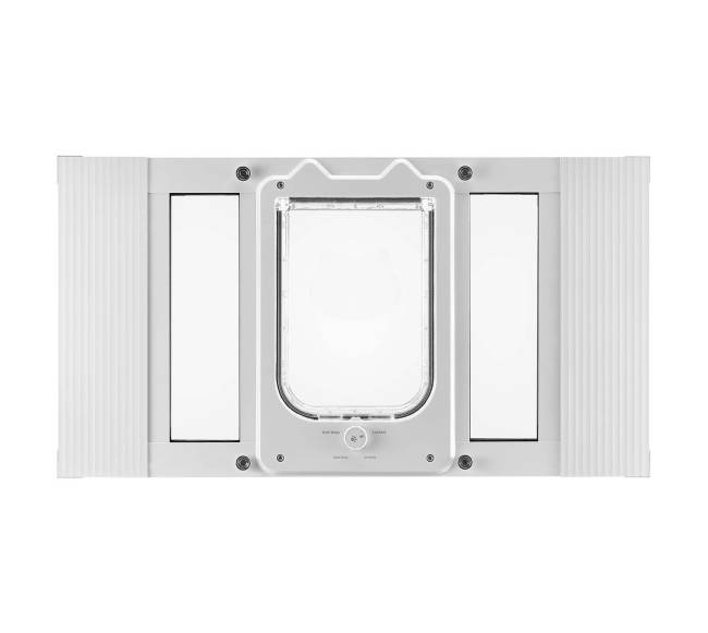 Reguliuojamos katės durys langui0