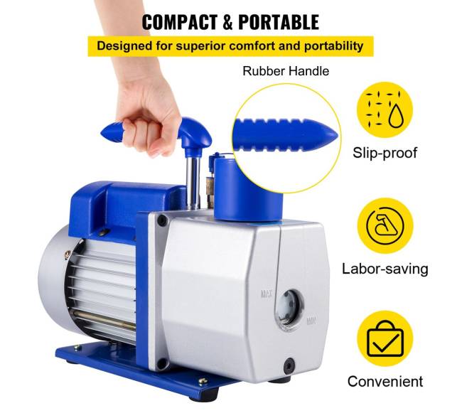 6 CFM 12 AG šaldymo vakuuminis siurblys5