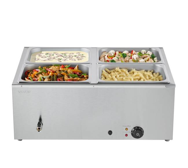 Komerčinis maisto šildytuvas su 4 skyreliais10