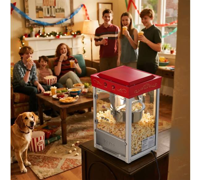 raudona 800W stalo spragėsių mašina7