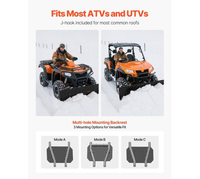 Sniego stumdymo ašmenys ATV ir UTV3