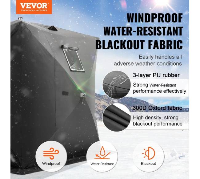 Kilnojama ledo žvejybinė palapinė 3-4 žmonėms1