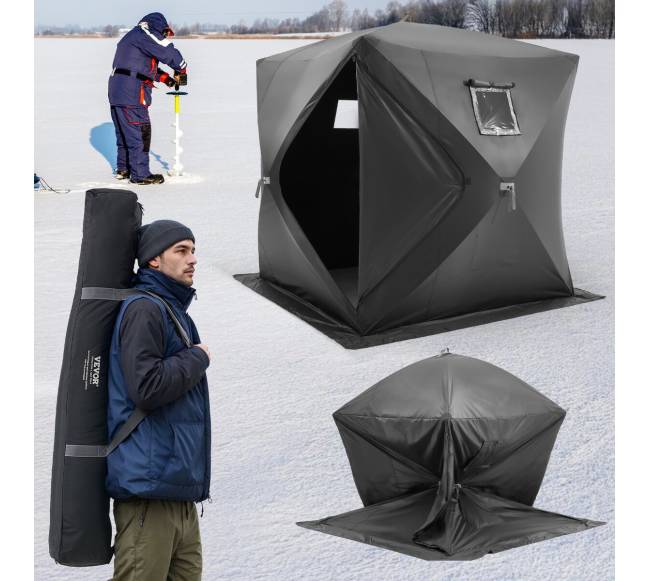 Kilnojama ledo žvejybinė palapinė 3-4 žmonėms7