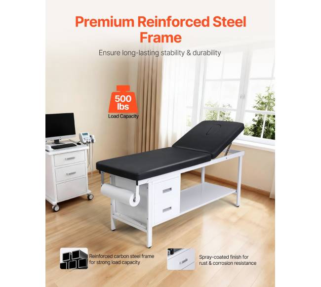 Medicininis tyrimo stalas su reguliuojama atlošo dalimi1