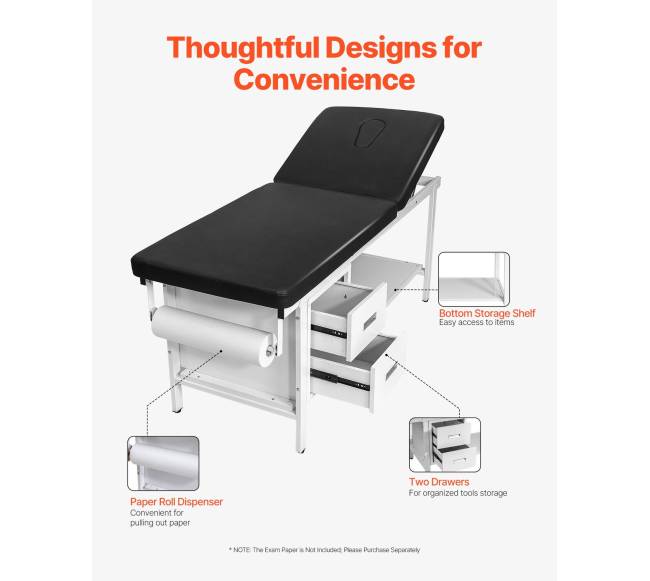 Medicininis tyrimo stalas su reguliuojama atlošo dalimi4