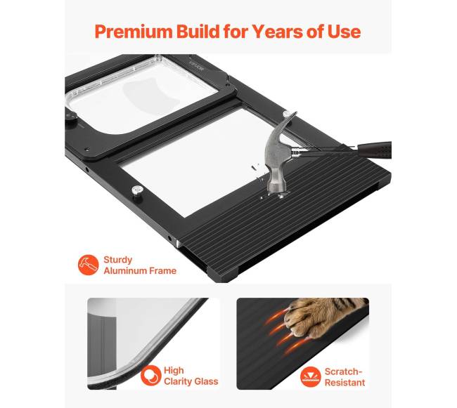 Katės durys langui su 4 užraktais5