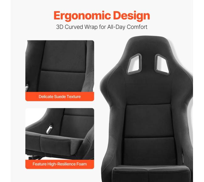 Integruota lenktyninė kėdė su veliūro audiniu4