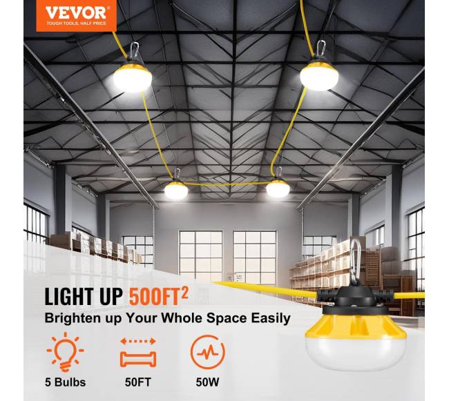 15 metrų statybinės lemputės, atsparios vandeniui1