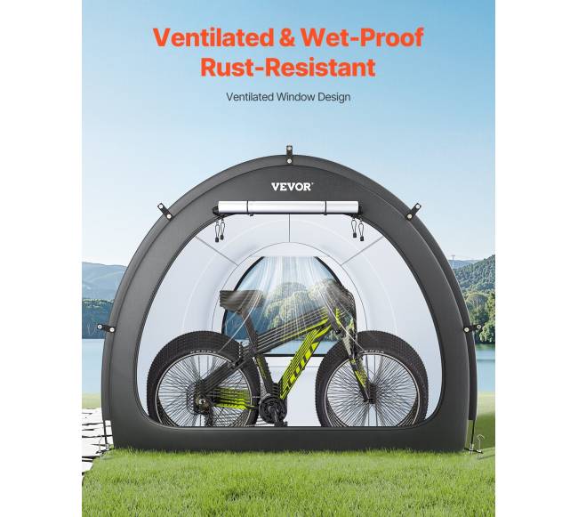 Lauko dviračių laikymo tentas 5+ dviračiams5