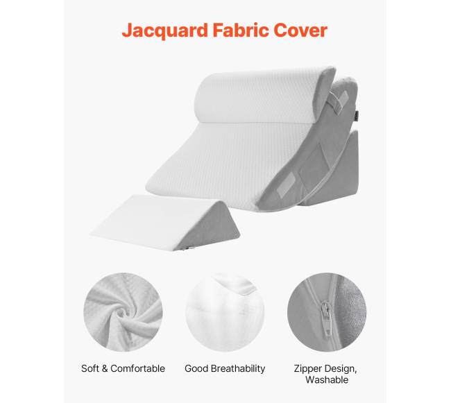 Reguliuojama ortopedinė pleištinė pagalvė mieguistumui2