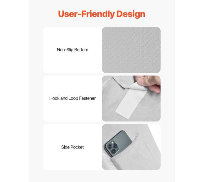 Reguliuojama ortopedinė pleištinė pagalvė mieguistumui5