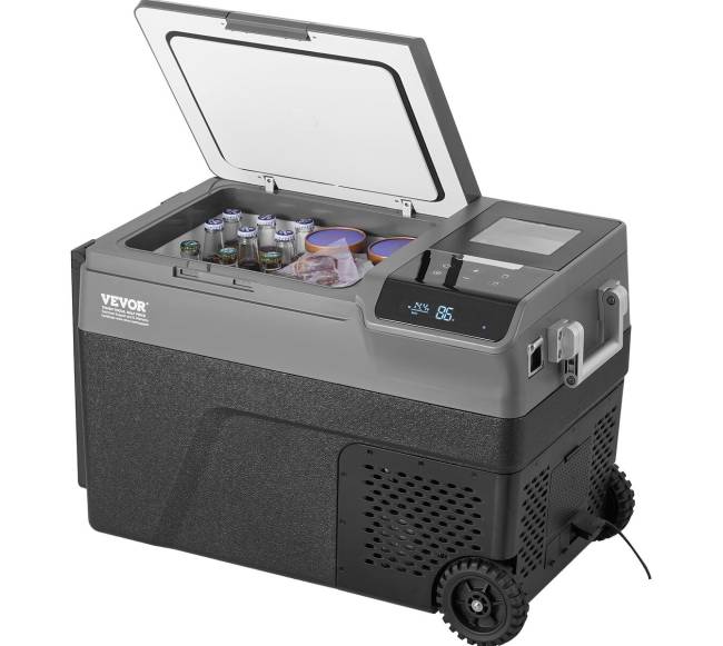 Nešiojamas automobilio šaldytuvas su ledo gaminimu0