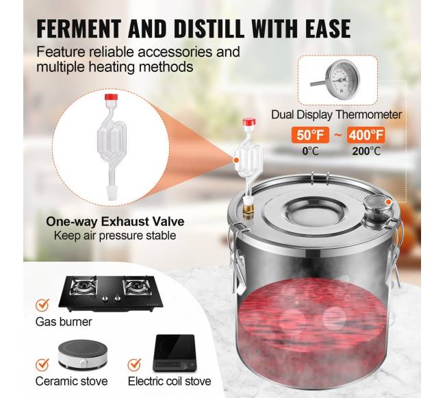 Alkoholio Distiliatorius su Vandens Pompa ir Katilu2