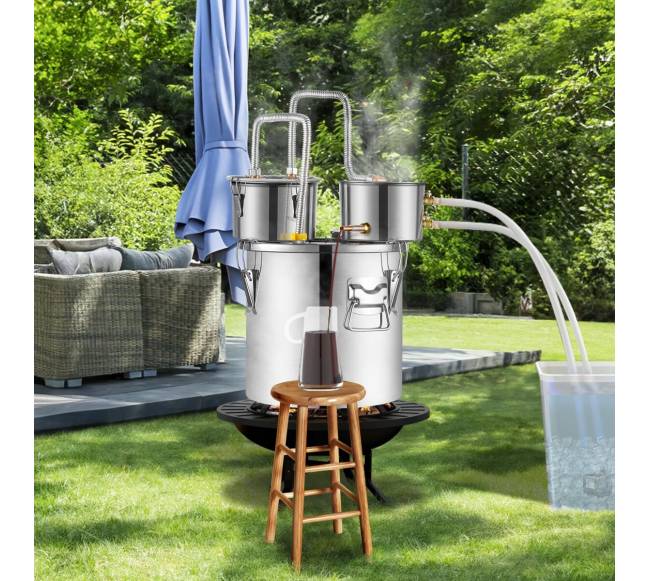 Alkoholio Distiliatorius su Vandens Pompa ir Katilu7