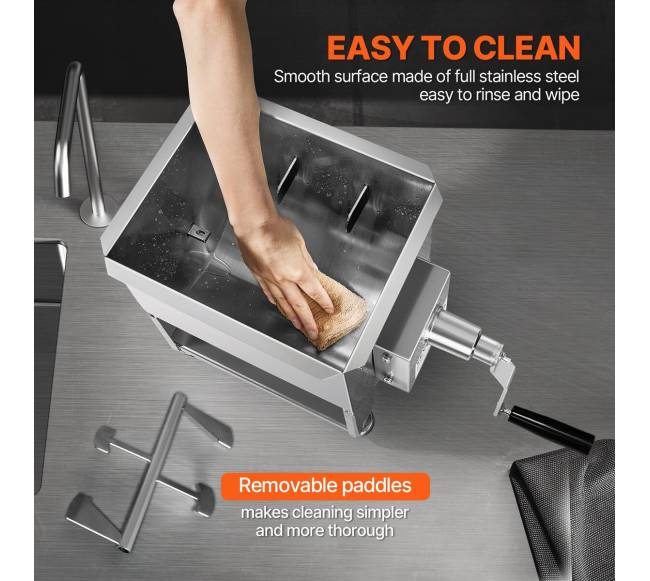 Rankinis mėsos maišytuvas 15L dešroms3