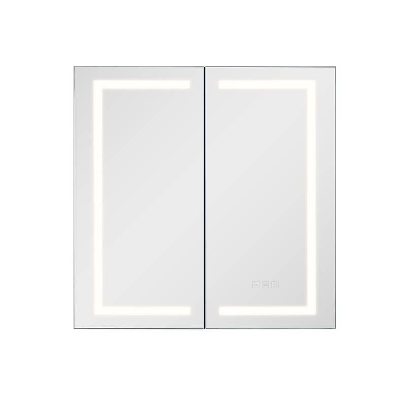 Šviečiama vaistinėlė su veidrodžiu 65 x 65 cm0