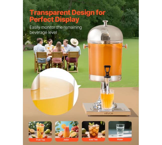 Gėrimų dozatorius su čiaupu, 8L3