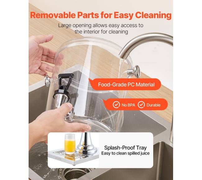 Gėrimų dozatorius su čiaupu, 8L5