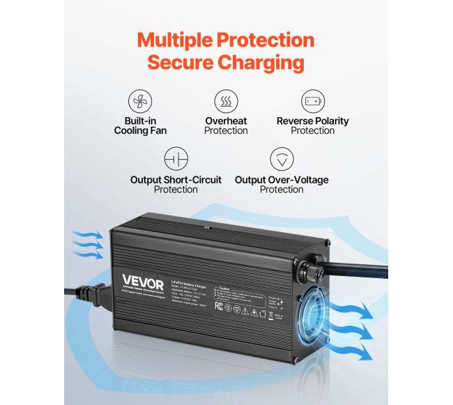 12V 20A ličio baterijų įkroviklis RV4