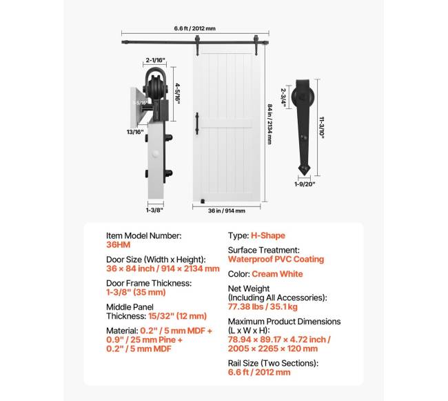 Stumdomos durys su furnitūra6