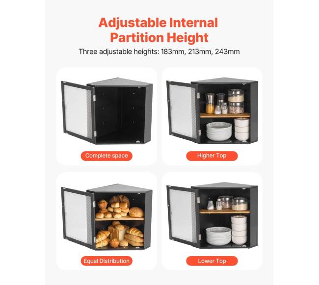 Kampinė duonos dėžutė virtuvėje, bambuko2