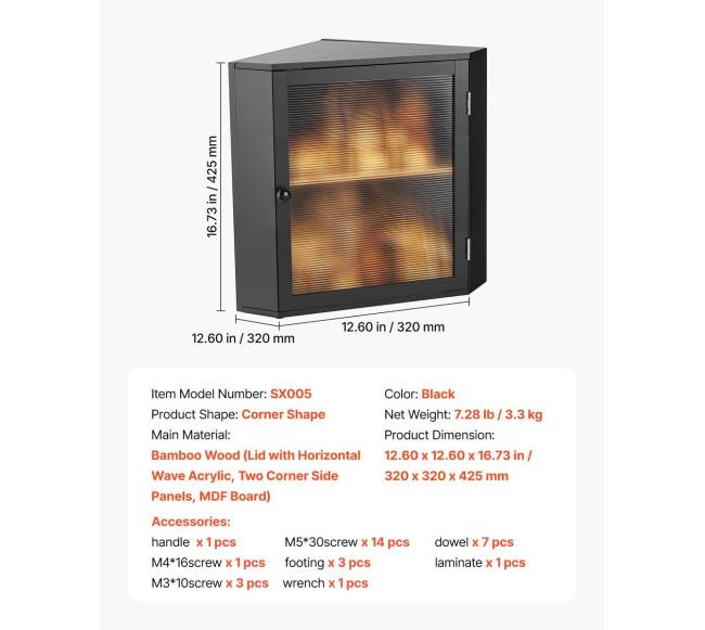 Kampinė duonos dėžutė virtuvėje, bambuko6