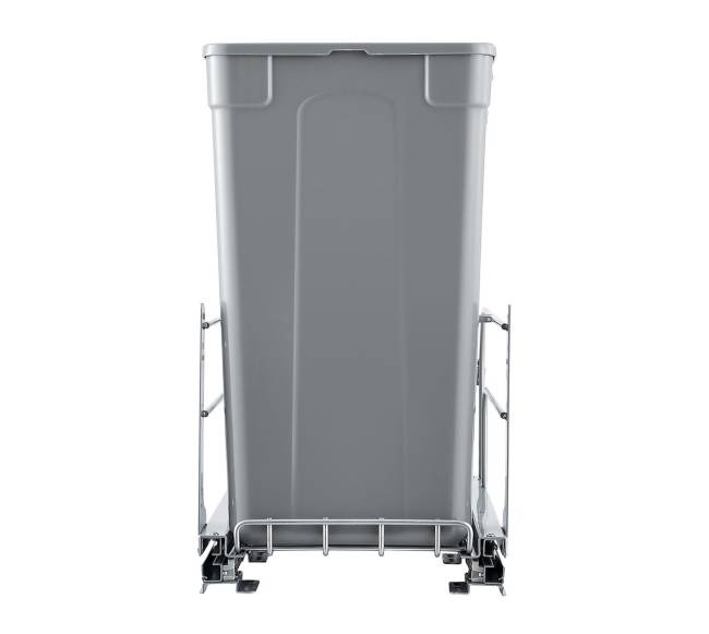 Ištraukiama dviguba virtuvės šiukšliadėžė, pilka10