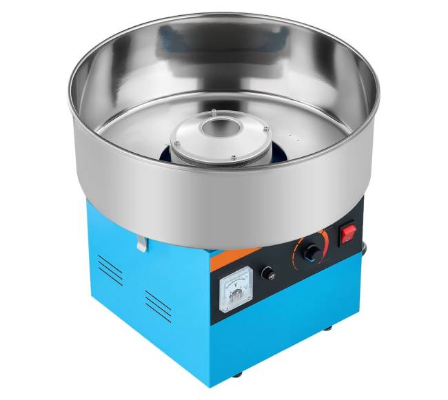 Elektros cukraus vatos gaminimo mašina 1000W mėlyna0